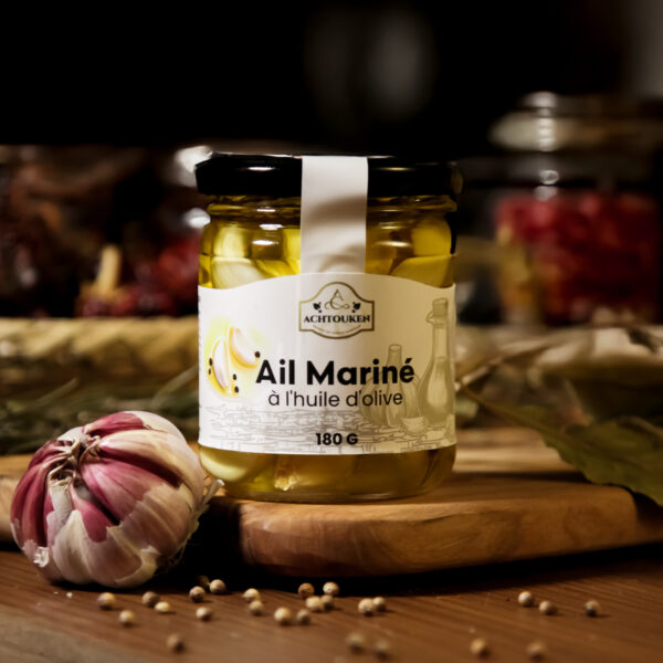 Ail Mariné à Huile d’Olive