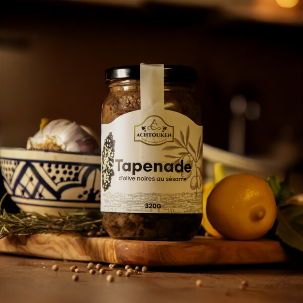 Tapenade d’Olives Noires au Sésame
